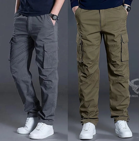 MEN SUMMER CARGO COMBO TROUSERS (PACK OF 2)
